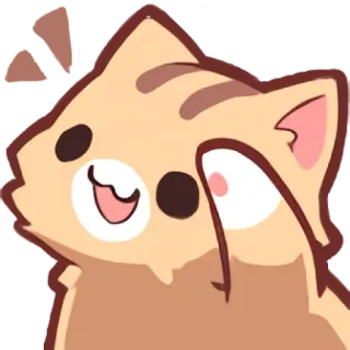 👋 chat, mignon, autocollant, animal telegram sticker