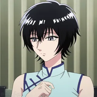 😅 动漫, 肖像, 女人, 角色, 亚洲, 漫画, 卡通 telegram sticker