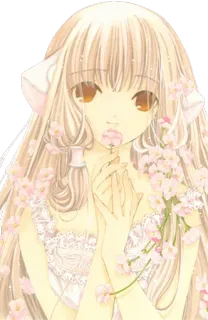 😍 anime, girl, cherry blossom, kawaii telegram sticker