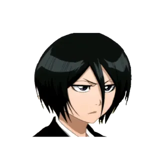 🙎 Rukia Kuchiki Bleach Anime, Mangá, Personagem, Rukia, Bleach telegram sticker