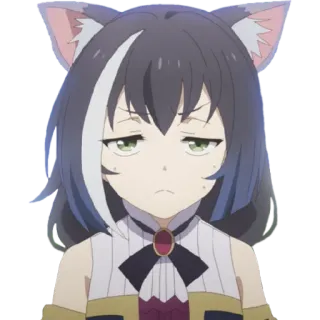 😐 Anime, Garota gato, Mangá, Fofo, Personagem telegram sticker