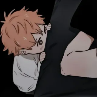 🪔 Anime, Manga, Chłopak, Słodkie, Sztuka, Fanart, Naklejka telegram sticker