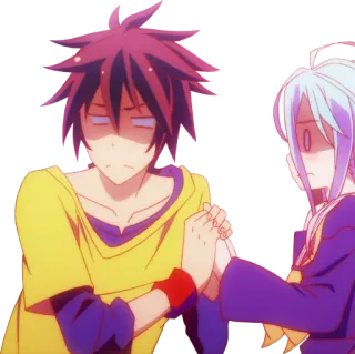 😨 Anime, Personajes, Colorido, Ilustración whatsapp sticker