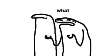 🤨 what Мем, Что, Вопрос, Смешно, Палка whatsapp sticker