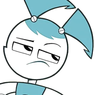 😬 Jenny Wakeman My Life as a Teenage Robot Dessin animé, Robot, Robot adolescent, Jenny Wakeman, Animation, Nickelodeon telegram sticker