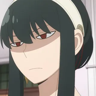 🗡 Yor Forger Spy x Family Anime, Yor Forger, Spy x Family, Kartun, Wanita, Karakter telegram sticker