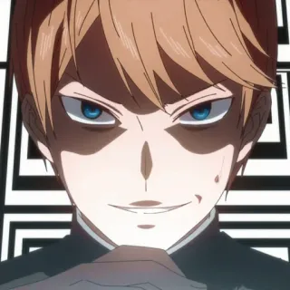 😈 Anime, Grinsen, Plant, Bösewicht, Charakter telegram sticker