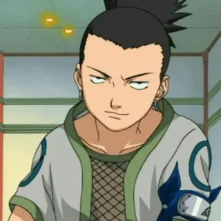 🗡 Shikamaru Nara Naruto shikamaru, naruto, anime, mangá, ninja telegram sticker
