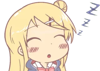 💤 Anime, Cartoon, Schläfrig, Müde, Chibi, Süß telegram sticker