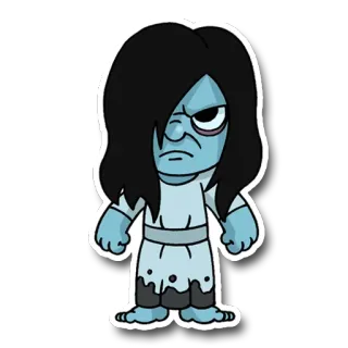 📺 duch, straszny, horror, upiorny, potwór, kreskówka telegram sticker