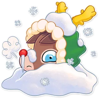 Mr. Deer telegram stickers