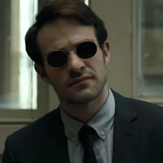 🥊 Matt Murdock Daredevil avocat, aveugle, super-héros, Netflix, Marvel whatsapp sticker