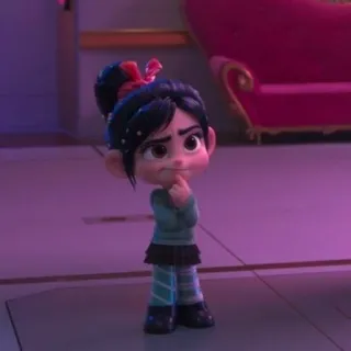 ✨ Vanellope von Schweetz Wreck-It Ralph Dessin animé, Animation, Personnage, Vanellope, Les Mondes de Ralph, Disney telegram sticker