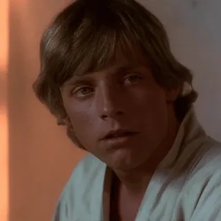 💫 Luke Skywalker Star Wars Luke Skywalker, Star Wars, movie, character, science fiction telegram sticker