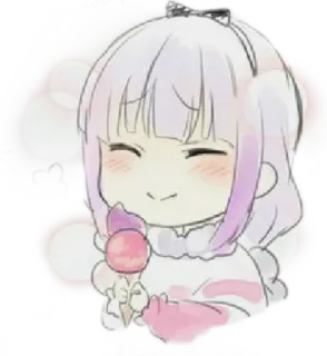 ☺️ wish today Anime, Ragazza, Gelato, Carino telegram sticker