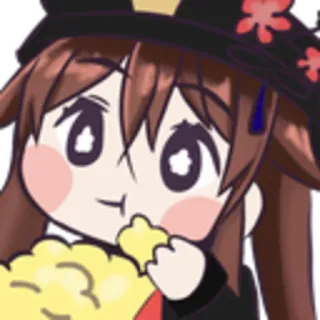 🌸 Hu Tao Genshin Impact anime, gioco, carino, chibi, ragazza telegram sticker