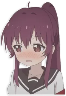 😨 Anime, Dibujos animados, Escolar, Linda, Manga, Chica telegram sticker