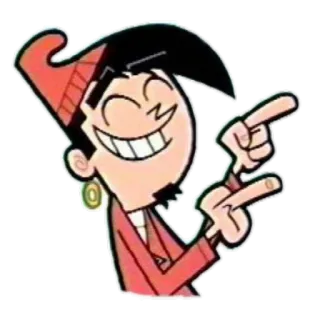 👉 Juandissimo Magnifico The Fairly OddParents Juandissimo Magnifico, Due Fantagenitori, cartone animato, divertente, personaggio telegram sticker