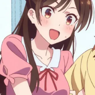 🤝 Chizuru Ichinose Rent-A-Girlfriend Anime, Chizuru, Rent a Girlfriend, Dễ thương, Kawaii, Cô gái whatsapp sticker