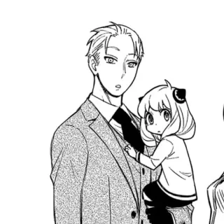 💼 Anya Forger Spy × Family anya, spy family, anime, manga, cartoni animati telegram sticker