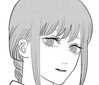 😀 Makima Chainsaw Man anime, manga, chainsaw man, makima telegram sticker