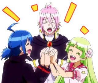 🎊 anime, celebration, cartoon, friendship, cheerful telegram sticker