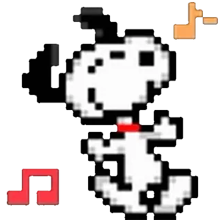 (@ShoutoEmoji) Pixel Snoopy telegram emojis 🎶