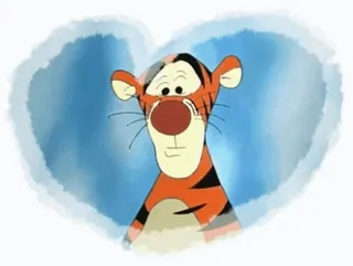 ❤ Tigger Winnie the Pooh tigger, winnie puuh, cartoon, disney telegram sticker