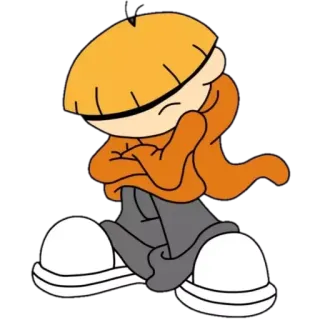 😡 Numbuh One Codename: Kids Next Door dibujos animados, personaje, niños, nombre en clave, número uno whatsapp sticker