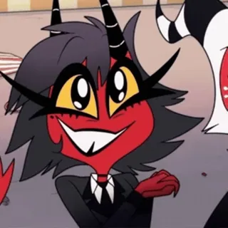 ✅ Millie Helluva Boss Kartun, Iblis, Helluva Boss, Millie, Imp telegram sticker