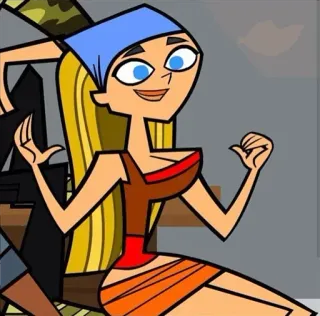 ☺️ Lindsay Total Drama Мультфильм, Анимация, Линдси, Total Drama, Персонаж telegram sticker