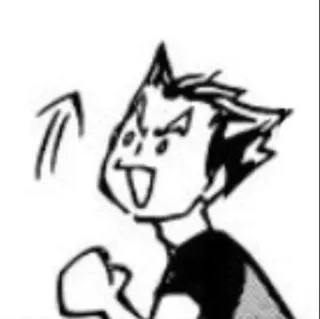 🏐 อนิเมะ, มังงะ, สีหน้า, การ์ตูน telegram sticker