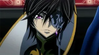 😏 Lelouch Lamperouge Code Geass Anime, Lelouch, Code Geass, Maske telegram sticker