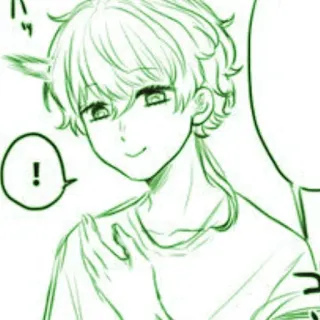 🌟 ! Anime, Manga, Con trai, Phim hoạt hình whatsapp sticker