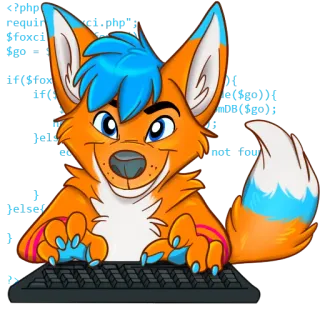 💻 <?php
Require "../inc/bootstrap.php";
$key =
[[@(Request["key"] ?? null) ?:
$key = password_hash( $spot ))
  return redirect(spot);
  ?
  ];
  ?> programmation, codage, renard, dessin animé, ordinateur, PHP, développement web whatsapp sticker