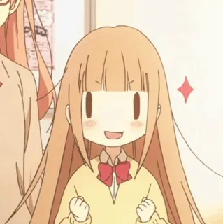 🥕 Anime, Cartoon, Süß, Mädchen, Kawaii, Fröhlich whatsapp sticker