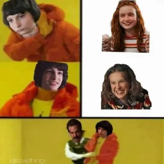 Stranger things whatsapp stickers