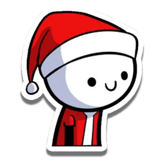 😌 Dibujos animados, Navidad, Santa Claus, Festivo, Vacaciones whatsapp sticker