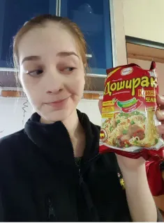 🍜 доширак macarrão instantâneo, comida, ramen, russo, Doshirak whatsapp sticker