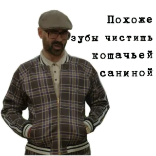 🦷 Похоже зубы чистишь кошачьей саниной whatsapp sticker