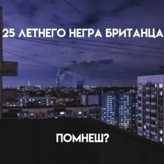 🌟 25 ЛЕТНЕГО НЕГРА БРИТАНЦА
ПОМНЕШ? 텍스트, 모욕적 whatsapp sticker