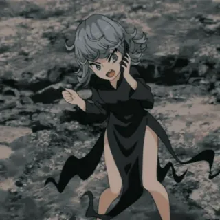 📎 Tatsumaki One-Punch Man Anime, One-Punch Man, Tatsumaki, Tornado del Terror, Personaje, Poderoso telegram sticker