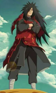 😎 Madara Uchiha Naruto anime, manga, Naruto, Madara Uchiha, character telegram sticker