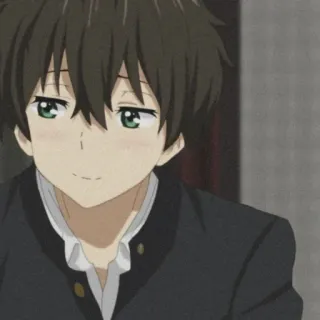 🧊 anime, boy, school uniform, character, portrait telegram sticker