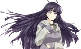 💨 Hinata Hyuga Naruto 애니메이션, 나루토, 히나타, 휴우가 telegram sticker