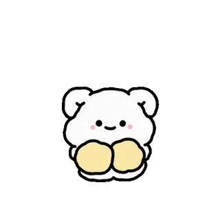 💬 fofo, urso, animal, desenho animado, personagem whatsapp sticker