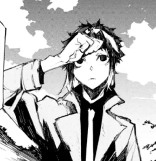🌟 Atsushi Nakajima Bungo Stray Dogs Anime, Manga, Atsushi Nakajima, Bungo Stray Dogs, Postać telegram sticker