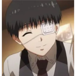 😉 Ken Kaneki Tokyo Ghoul 动漫, 漫画, 金木, 东京食尸鬼, 角色, 喰种 telegram sticker