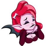 ☺️ sticker, cartoon, girl, fantasy, monster, cute telegram sticker