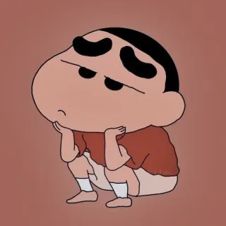 🍠 Shin-chan Anime, Kartun, Shin-chan, Karakter, Nakal telegram sticker